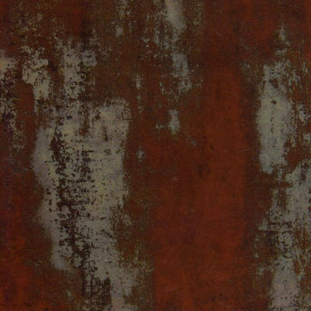 red metal glazed rustic tile